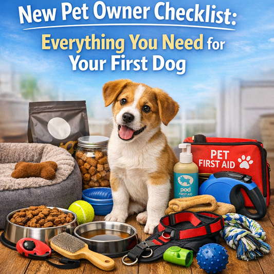 New Pet Owner Checklist: Everything You Need for Your First Dog