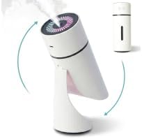 Dog Humidifier, Quiet Mini Humidifier with Calming Night Light for Puppy, Cats & Pets, Portable USB for Bedroom, Crate, Or Travel