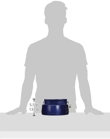 Coastal Pet Bergan Auto-Wata - Outdoor Dog & Cat Water Dispenser - Automatic Water Bowl for Pets - Made from Durable, BPA-Free Plastic - Self-Watering Cat & Dog Bowl - Navy, 48 Ounces