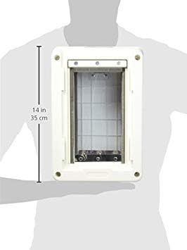 IDEAL PET PRODUCTS Since 1979 Perfect Pet The All-Weather Energy Efficient Dog Door, Small, 5" x 9.25" Flap Size