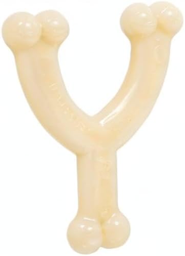 Nylabone Original Wishbone Power Chew Toy for Dogs, Dog Toys for Aggressive Chewers, Original Flavor, Small - Up to 25 Ibs, 1 Count