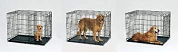 MidWest Homes for Pets 30-Inch LifeStages Crate for Medium Breeds, 21-40 lbs, Single Door Folding Dog Crate with Divider Panel, Leak-Proof Tray & Secure Latch, Heavy-Duty & Easy to Assemble