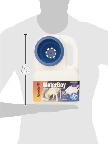 PortablePET Heininger Waterboy No Spill Travel Dog Bowl, 3 Quart Portable Pet Water Dish for Car, RV, Crate & Ex Pen, Mess-Free Design, Perfect for Road Trips, Camping, and On-The-Go Hydration