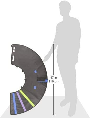 KVP Calmer Pet Recovery Collar, XL Size Fits 16.5" to 20" Neck/12" Depth