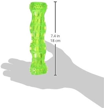 Hyper Pet DuraSqueaks Dog Toy Balls and Chews (Squeaky Dog Ball For Interactive Play – Floating Balls and Toys) - Medium Stick