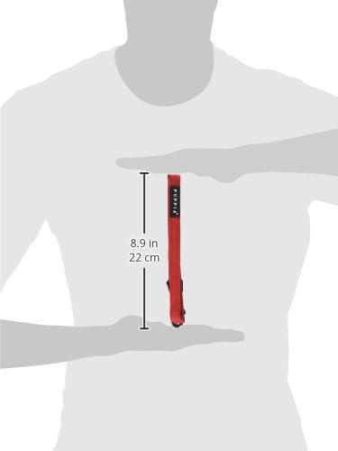 Puppia Two Tone Dog Lead Strong Durable Comfortable Grip Walking Training Leash for Small & Medium Dog, Red, Medium