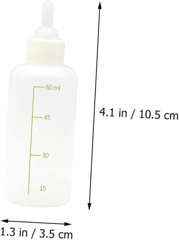 Mikikit 1set Pet Nursers Small Nursing Bottle Set for Cat Milk Kitten Bottles for Cats