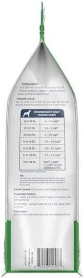 Blue Buffalo Basics Adult Grain-Free Dry Dog Food for Skin & Stomach Care, Limited Ingredient Diet, Made in the USA with Natural Ingredients, Lamb & Potato Recipe, 4-lb. Bag