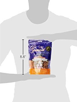 Loving Pets Gourmet All Natural Premium Sweet Potato and Chicken Wraps with Glucosamine and Chondroitin, Dog Treats, 8oz