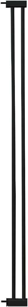 Lumizone Extra Tall Cat Gate Extension Kit 61.02" High Pressure Mounted 2025 New 4.13" Extra Wide 1.37" Gap No Drilling Tall Pet Gate for Dogs (Black, 61.02" H x 4.13" W, Extension)