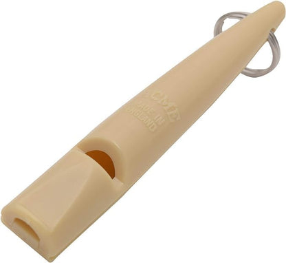 ACME 210.5 Professional Dog Training Whistle with Lanyard. BPA-Free Plastic. 90 dBA. Standardized 5700Hz Frequency for Smaller Dogs. Weatherproof. Made in The UK (Cream Beige)