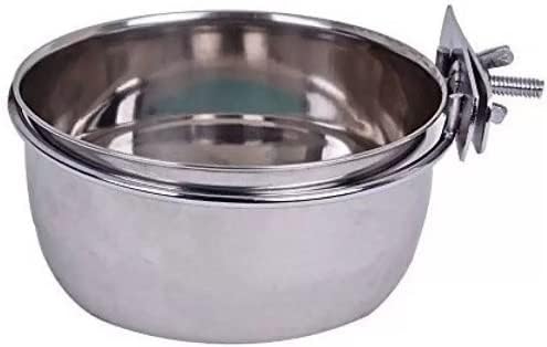 Classic Pet Products Classic Steel Bolt Clamp Coop Cup, 900 ml