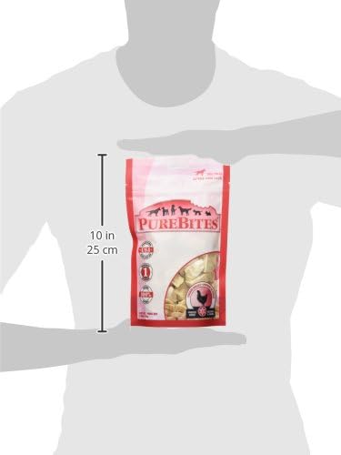 PureBites Chicken Breast Freeze Dried Dog Treats, 1 Ingredient, Made in USA, 3oz