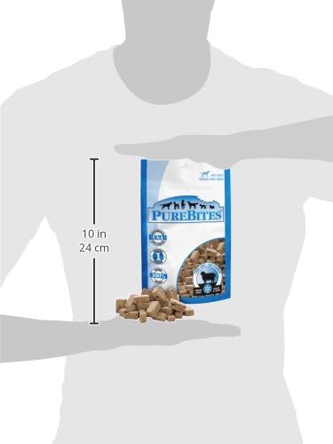 PureBites Lamb Liver Freeze Dried Dog Treats, 1 Ingredient, Made in USA, 3.35oz