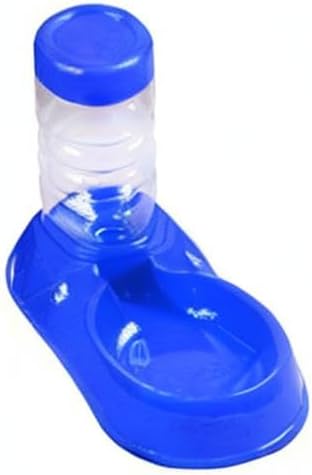 Pet Dog Puppy Cat Automatic Water Dispenser Food Dish Bowl Feeder (Blue)