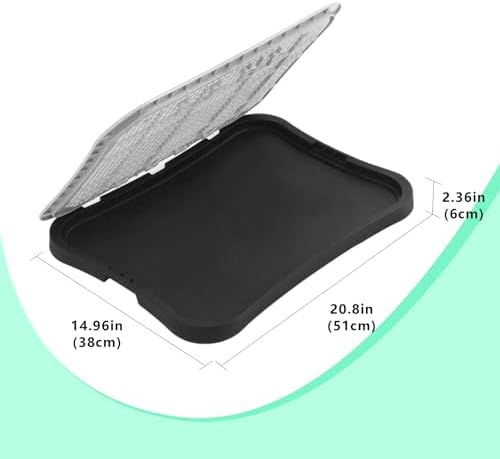 Dog Potty Tray with High Wall, 20.8x14.96 Indoor Pet Pee Pad Holder,Puppy Training Holder,Bathroom Dog Litter Box, Pet Toilet for Small and Medium Dogs,Housebreaking Supplies, Pet Products