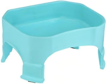 Neater Pet Brands Extra Large Water Bowl for Dogs, Elevated Outdoor Dog Water Bowl (2.25 Gallon XL Capacity), Big Trough Style Food Dish for Indoors or Outside, No Spill Large Dog Bowls, Aquamarine