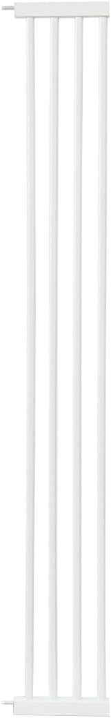 Lumizone Extra Tall Cat Gate Extension Kit 55.12" High Pressure Mounted 2025 New 8.27" Extra Wide 1.37" Gap No Drilling Tall Pet Gate for Dogs (White, 55.12" H x 8.27" W, Extension)