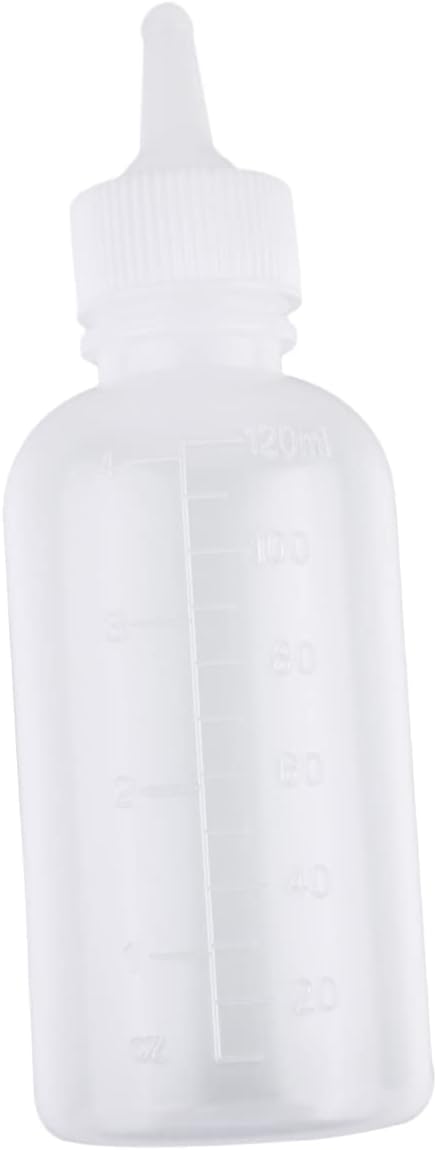 YARNOW 6Pcs Pet Nursing Bottle for Pets Milk Feeder with Cleaning Brush for Dogs Cats Kittens and Puppies Portable Pet Feeding