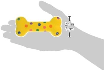 Multipet Polka Dot Latex Plush Filled 4-Inch Dog Toy (Pack of 2)