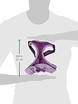 Authentic Puppia Vivien Harness, Purple, Medium