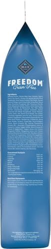 Blue Buffalo Freedom Grain-Free Dry Dog Food, Complete & Balanced Nutrition for Adult Dogs, Made in the USA with Natural Ingredients, Chicken & Potatoes, 11-lb Bag