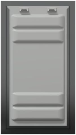 Endura Flap Pet Door for Walls in Black | Energy-Efficient Double Flap Design for Wall Installations | All-Weather Protection with All-Metal Telescoping Tunnel | Black, XXL, Double Flap