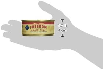 Blue Buffalo Freedom Grain-Free Small Breed Wet Dog Food, Supports High Energy Needs, Made in the USA With Natural Ingredients, Chicken, 5.5-oz Cans ( 24 Count)