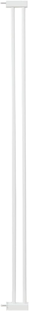 Lumizone Extra Tall Cat Gate Extension Kit 55.12" High Pressure Mounted 2025 New 4.13" Extra Wide 1.37" Gap No Drilling Tall Pet Gate for Dogs (White, 55.12" H x 4.13" W, Extension)