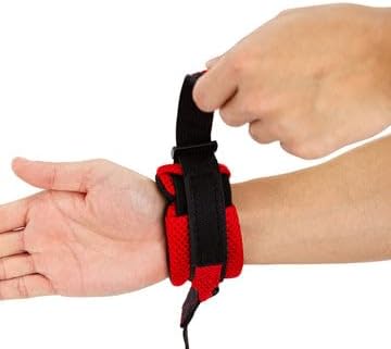 Gooby Soft Mesh Wrist Band Surfer Leash - Red, 6 FT - Comfortable Hands Free Leash with Elastic Band for Small, Medium and Large Dogs