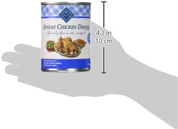 Blue Buffalo Family Favorites Adult Wet Dog Food, Made with Natural Ingredients, Sunday Chicken Dinner, 12.5-oz Can (Pack of 12)