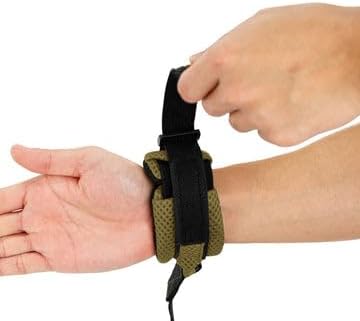 Gooby Soft Mesh Wrist Band Surfer Leash - Brown, 6 FT - Comfortable Hands Free Leash with Elastic Band for Small, Medium and Large Dogs