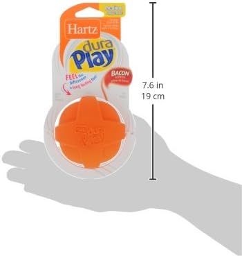 Hartz DuraPlay Bacon Scented Dog Toys for Medium Breeds, 1 Count
