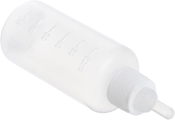 BESPORTBLE 2 Sets Pet Nursing Bottle for Dogs and Cats Milk Feeder with Scale Design Safe Portable Feeding Bottles for Newborn Kittens and Puppies