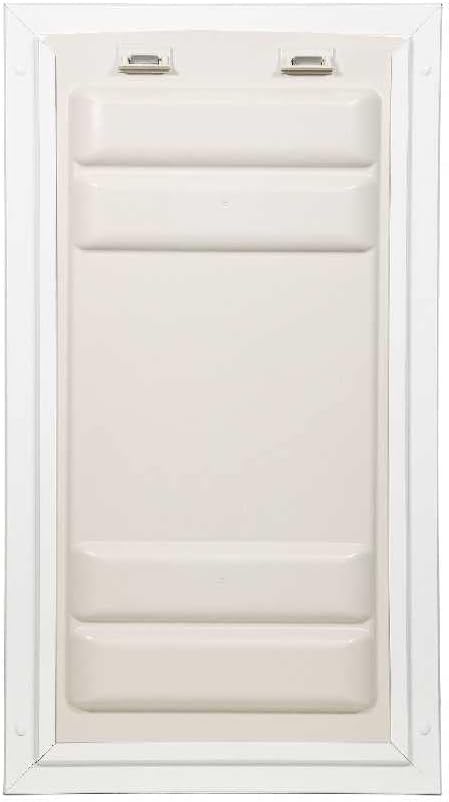 Endura Flap Giant Dog Door for Doors | Designed for Big & Tall Dog Breeds | Insulated Flap for Energy Efficiency | Weather-Resistant & Secure Aluminum Frame | White, Extra Large, Single Flap