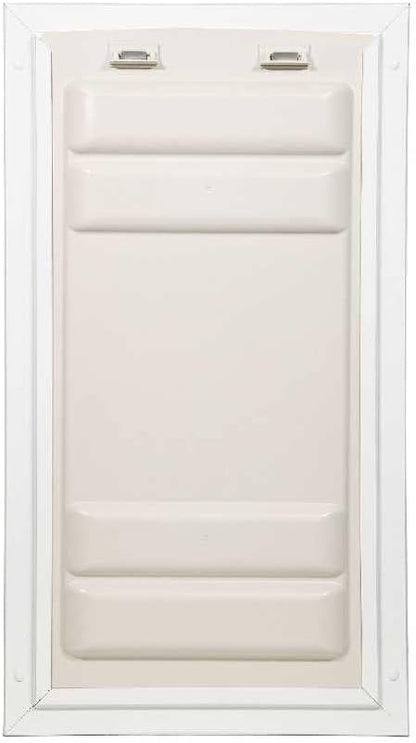 Endura Flap Giant Dog Door for Doors | Designed for Big & Tall Dog Breeds | Insulated Flap for Energy Efficiency | Weather-Resistant & Secure Aluminum Frame | White, Extra Large, Single Flap