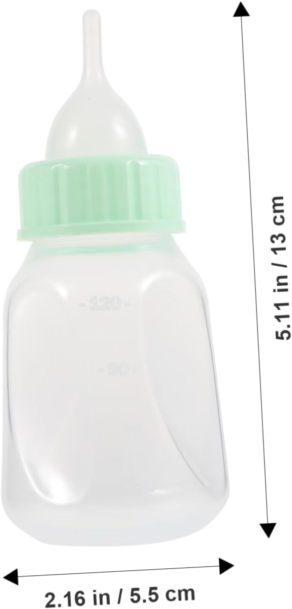1set Pet Nursing Bottle Kit Soft Nipple Feeding Bottle for Puppies and Kittens Easy to Clean and Portable Leak Design for Milk and Water