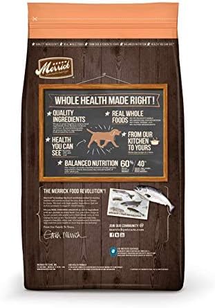 Merrick Premium Grain Free Dry Adult Dog Food, Wholesome And Natural Kibble With Real Salmon And Sweet Potato - 4.0 lb. Bag