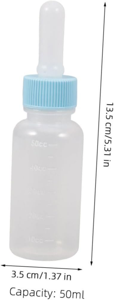 Levemolo 2pcs Kitten Weaning Bottles Goat Milk Feeder for Puppies and Small Animals Convenient Nursing Bottle for Newborn Pets for Pet Care