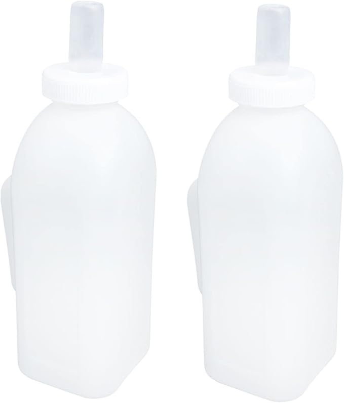 ibasenice 2pcs Durable Calf Milk Bottles with Handle Capacity Nursing Bottles for Kittens and Puppies Easy to Use Feeding Containers for Pet Care