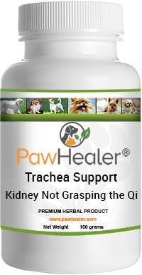 PawHealer Breathing Problems - Trachea Support: Kidney Not Grasping The Qi Formula - Herbal Remedy for Dogs with Breathing/Wheezing Difficulties - Premium-Grade Herbs
