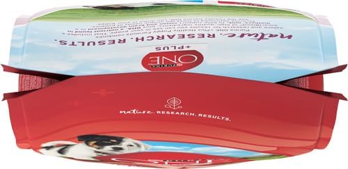 Purina ONE Puppy Food, High Protein Formula | Natural Ingredients | Added Vitamins | 8 lb Bag | Pack of 2