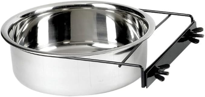 Classic Pet Products Classic Steel Bolt Clamp Coop Cup, 2800 ml