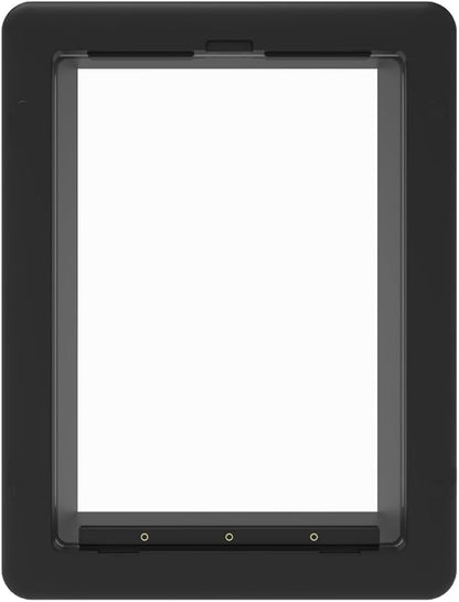 Hakuna Pets Essential Pet Door for Screens, Doors and Walls up to 2.8" Thick, for Dogs up to 20lbs, Small, Black