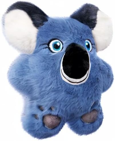 KONG Snuzzles Dog Toy, Plush Squeaker, Crinkle Sounds, Soft Durable Indoor Play (Koala, Medium)