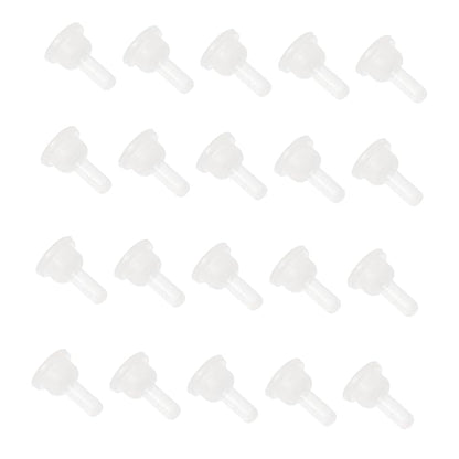 GANAZONO 40pcs Pet Nursing Supplies Silicone Bunny Pacifiers Soft Nipples for Puppy Milk Newborn Bottle Nipples