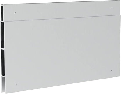 Hakuna Pets Patio Pet Door 3.9” Height Extension, Fits Screen Insert Panel for Medium Doors, Silver