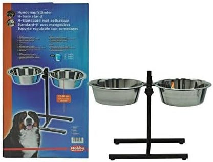 Nobby Dog-foodbar with 2 Bowls, 4.00 Litre, 27 cm