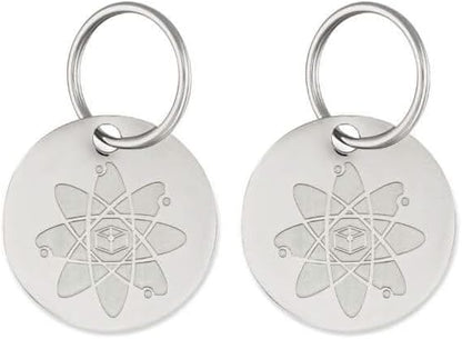 Natural Flea & Tick Repellent Collar Tag for Dogs & Cats – BioPower Pet Shield – Safe for Pets When Used as Directed – Lasts 1 Full Year - Regular Tag (2 Pack)