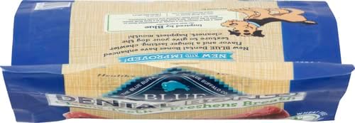 Blue Buffalo Dental Bones Mini Natural Dental Chew Dog Treats Bag,12oz. Bag,(Pack of 2)
